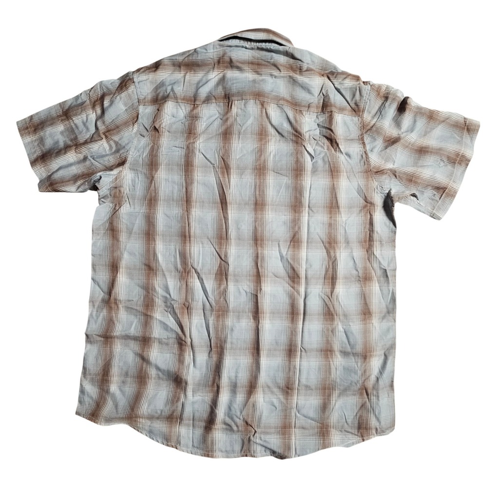 Dixxon Flannel Co. Dawn Patrol Bamboo Plaid Snap Shirt XL Work Western NWT - Picture 2 of 6